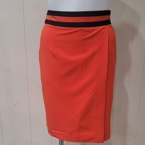 WORTHINGTON Orange A-line Skirt SIZE 12- NWOT